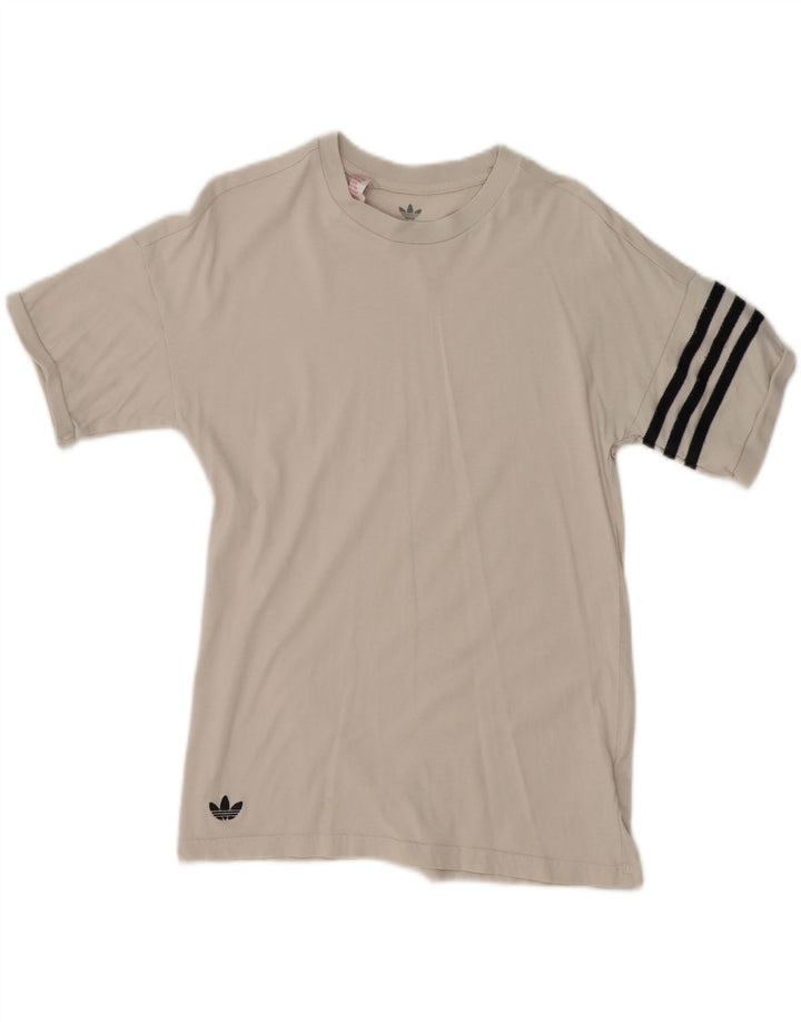ADIDAS Girls T-Shirt Top 12-13 Years Off White Vintage Adidas and Second-Hand Adidas from Messina Hembry 