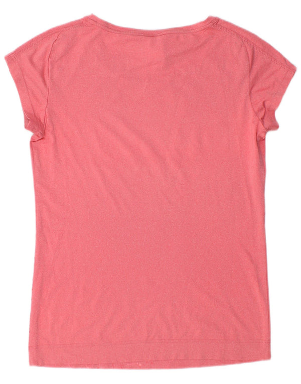 Adidas Camiseta Feminina Graphic Top UK 12/14 Médio Rosa Poliéster