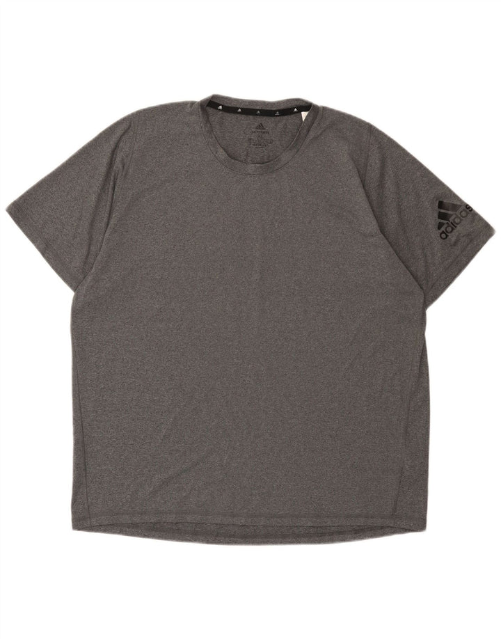 Adidas Mens Aeroready Camiseta Top XL Cinza Poliéster