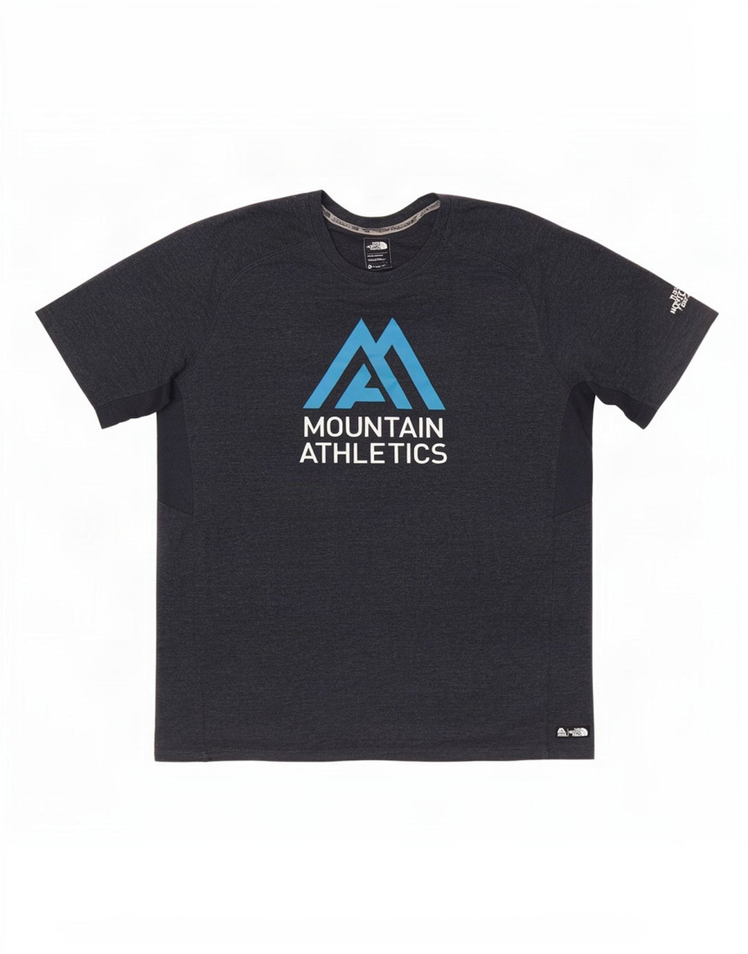 Camiseta gráfica masculina The North Face Top médio algodão azul marinho