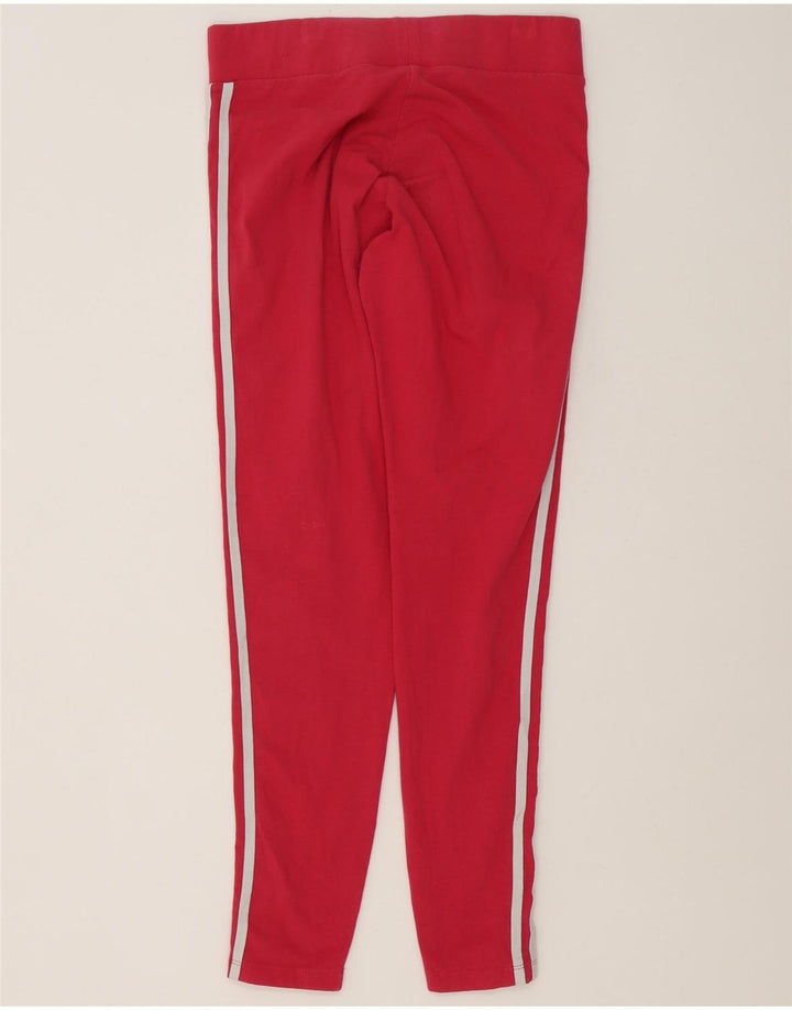 Leggings Adidas Femininas UK 14 Médio Algodão Rosa