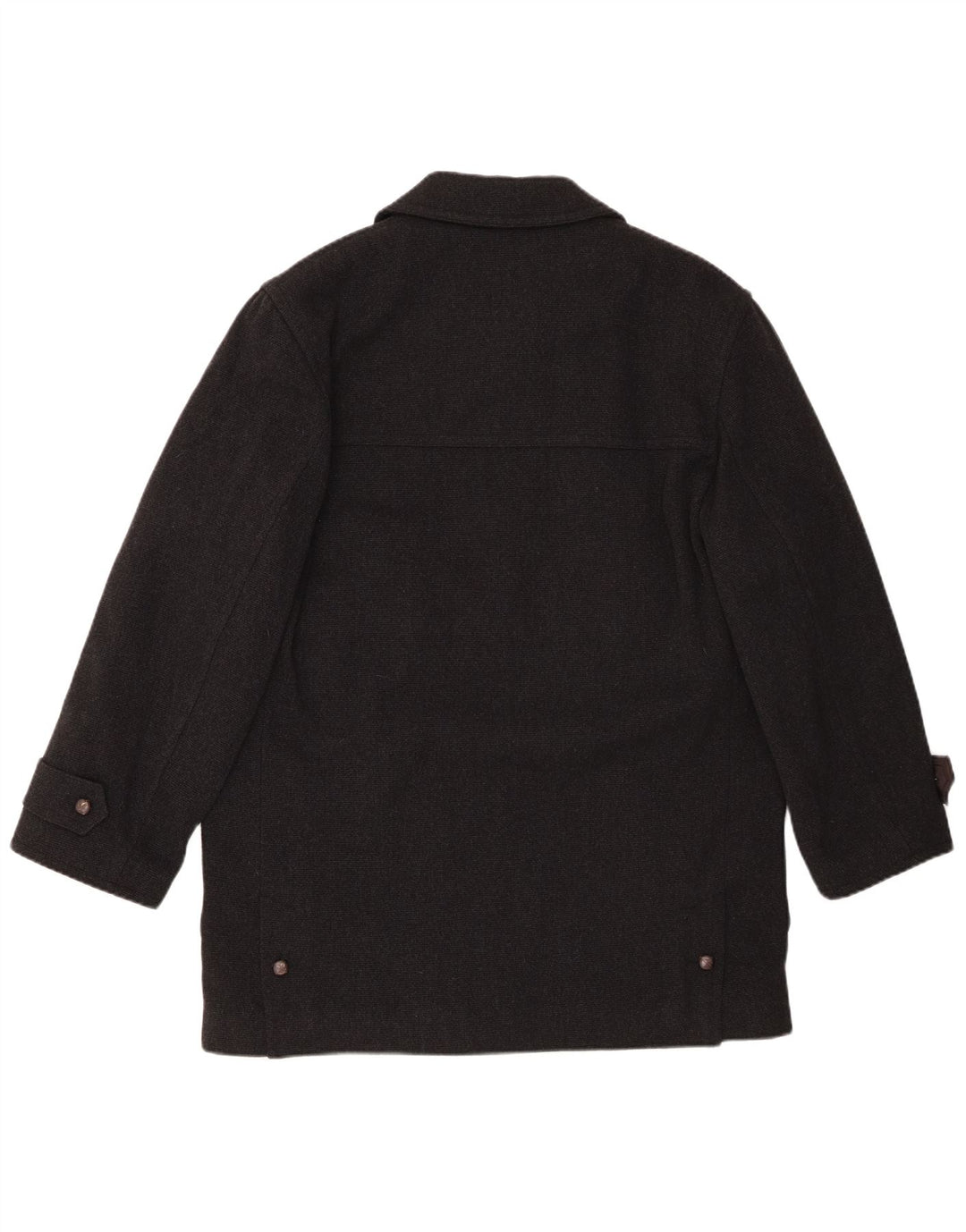 Sobretudo masculino Overland UK 38 lã cinza médio