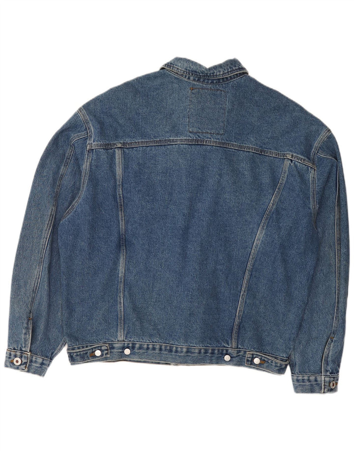 Jaqueta jeans masculina Compagnie UK 40 grande azul