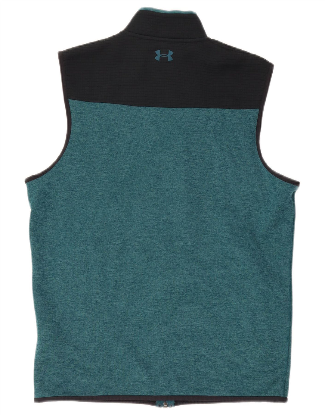 Jaqueta masculina Under Armour sem mangas com top de treino verde médio Colourblock