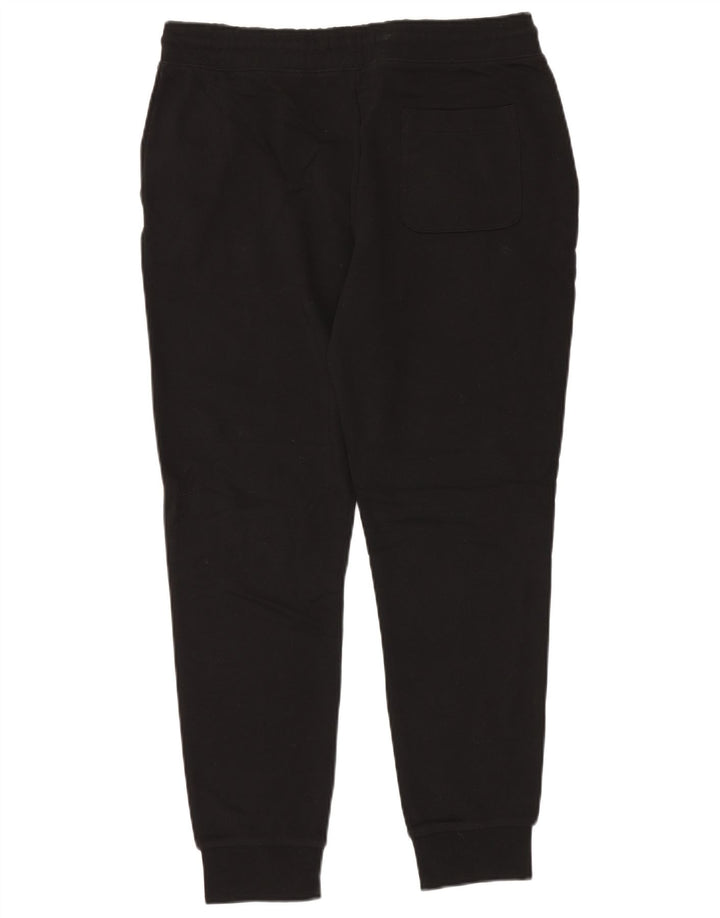 Calça esportiva masculina Marks & Spencer, joggers, algodão preto médio