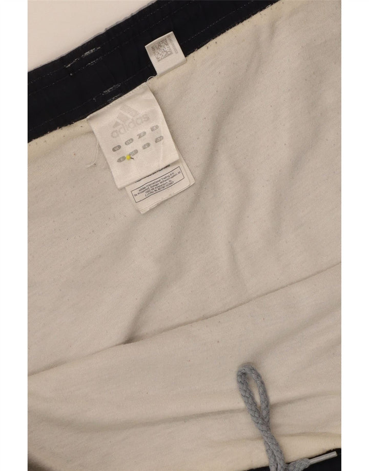 Shorts esportivos masculinos Adidas grande poliéster cinza