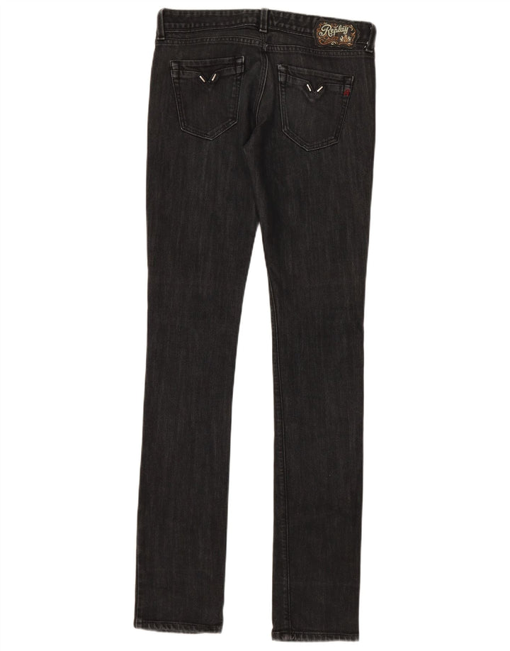REPLAY Jeans Blondy Slim Feminino W28 L34 Algodão Cinza