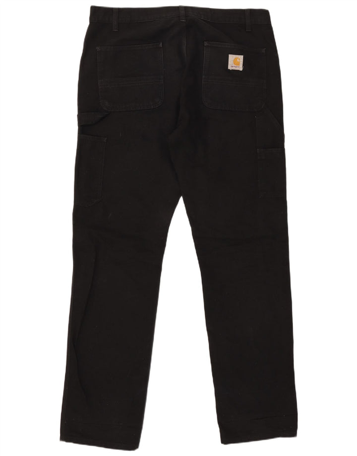 Calça cargo reta masculina CARHARTT W36 L34 poliéster preto