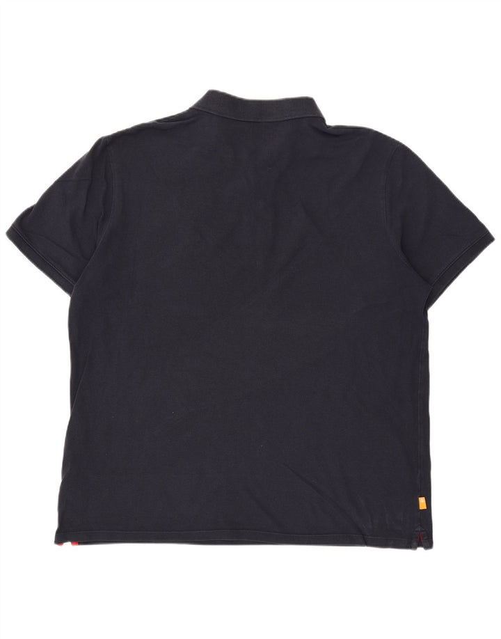 Camisa polo masculina Timberland Regular Fit XL azul marinho algodão