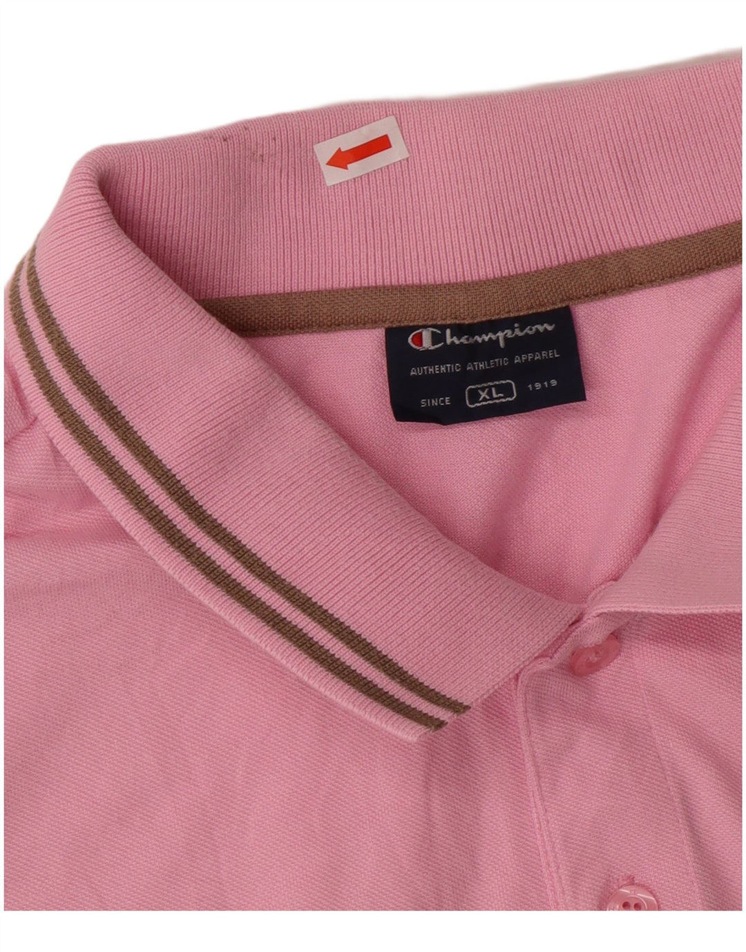 Camisa polo masculina CHAMPION XL algodão rosa