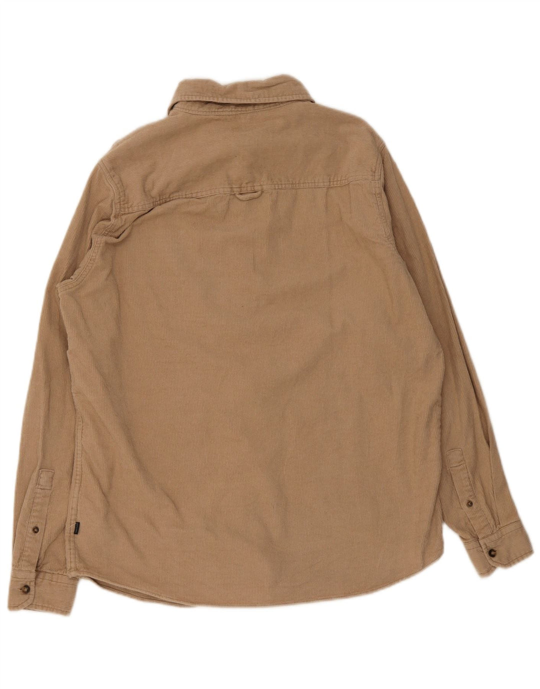 Rip Curl Camisa masculina de veludo cotelê médio bege algodão