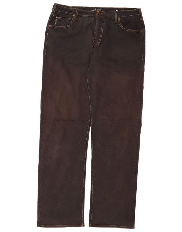 ARMANI Calça jeans reta masculina W36 L34 preta