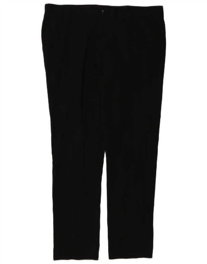 Calça Chino Slim Masculina MARKS & SPENCER W40 L33 Poliéster Preto