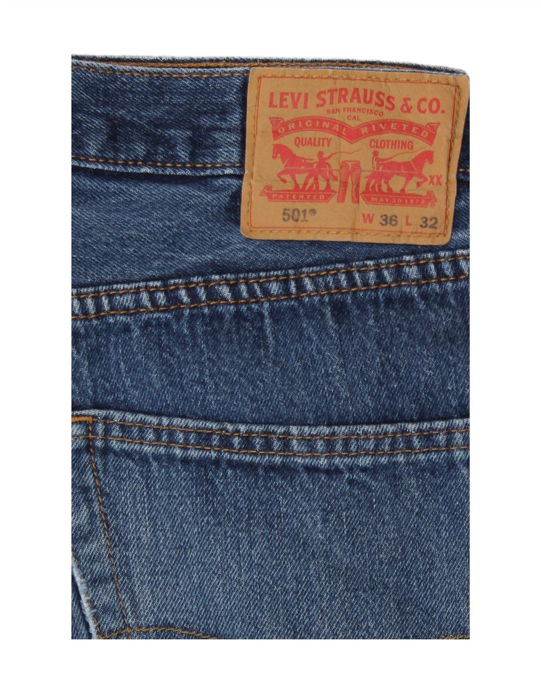 Jeans Levis 501 Straight Masculino W36 L32 Azul