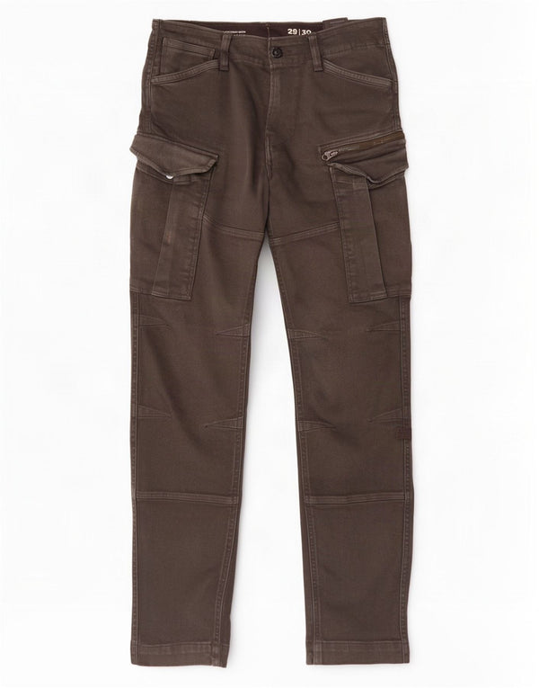 G-Star Mens Cargo Slim Jeans W29 L28 Algodão Cinza