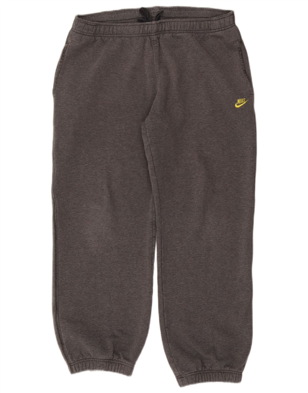 Calça de treino masculina Nike joggers cinza médio algodão