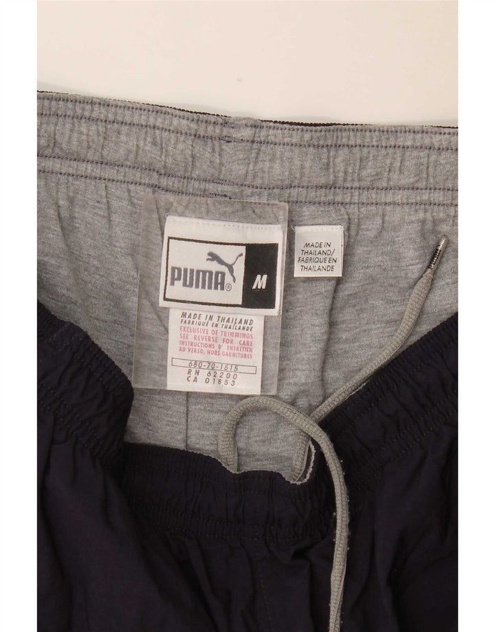 Shorts esportivos masculinos Puma Cargo médio azul marinho nylon