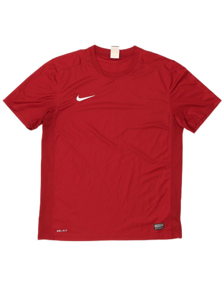 Camiseta masculina Nike Dri Fit grande poliéster marrom
