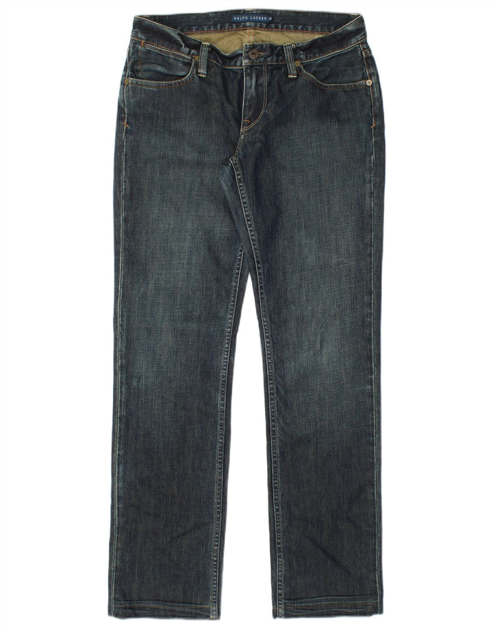 Jeans retos femininos RALPH LAUREN W28 L30 algodão azul