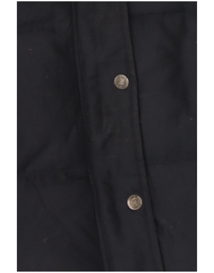 Crew Clothing Womens acolchoado Gilet UK 14 grande poliéster azul marinho