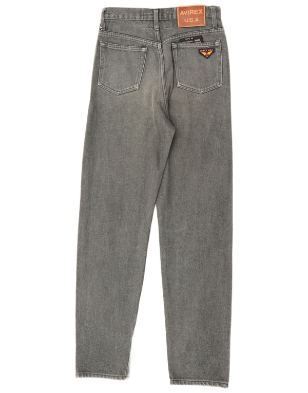 Avirex Jeans cônicos para meninas 13-14 anos W26 L32 algodão verde