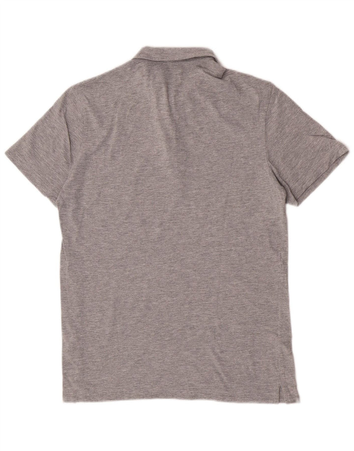 Camisa polo masculina Gas de algodão cinza médio