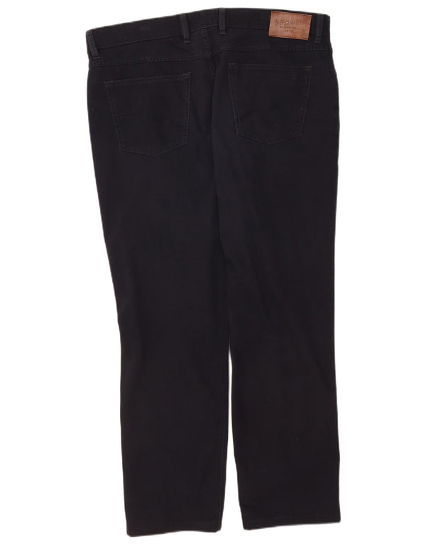 Calça Bugatti masculina reta casual W36 L28 algodão azul marinho