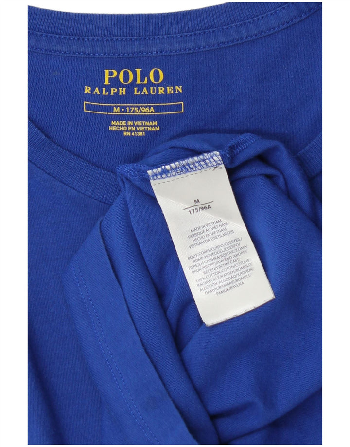 Polo Ralph Lauren Camiseta masculina Top Médio Algodão Azul