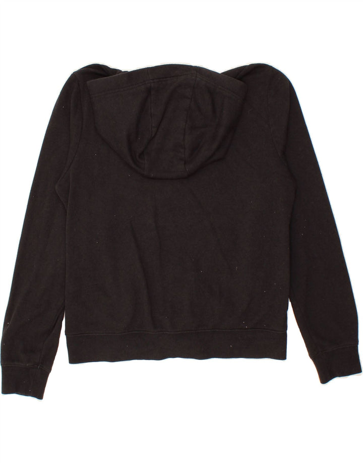 NIKE Womens Zip Hoodie Sweater UK 10 Small Black Vintage Nike and Second-Hand Nike from Messina Hembry 