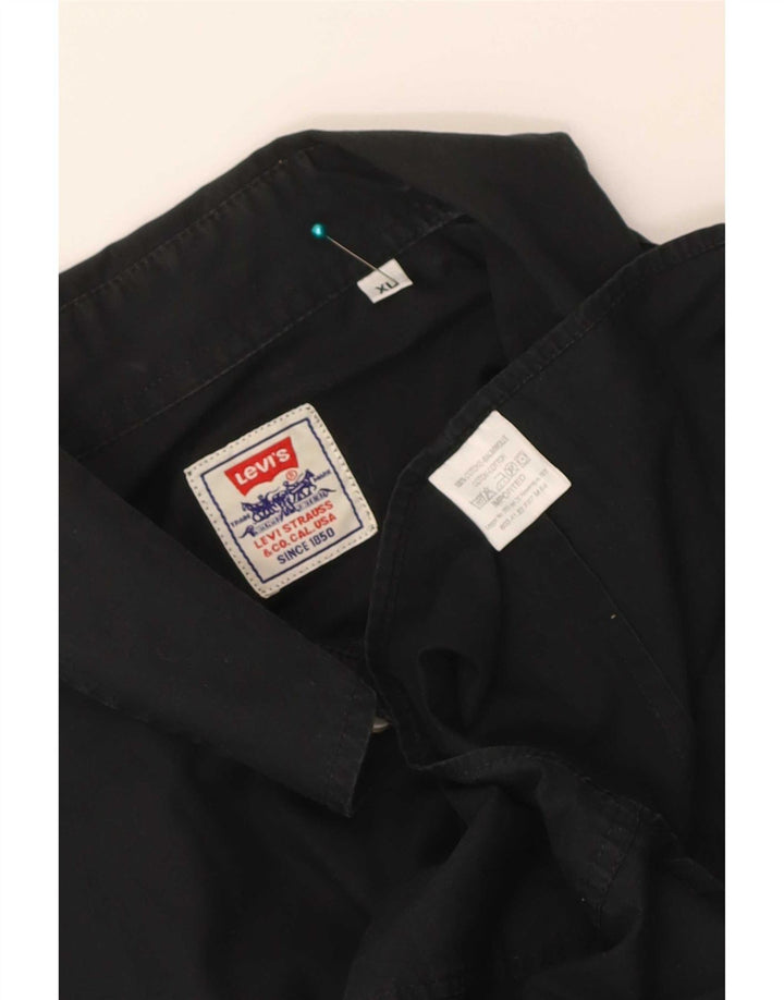 Camisa masculina Levi's XL preta algodão