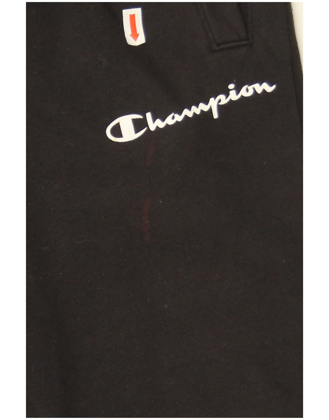 Calça de treino masculina Champion Joggers pequeno algodão preto
