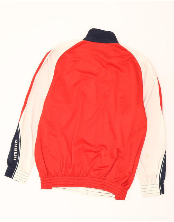 UMBRO Mens Tracksuit Top Jacket UK 41/43 Large Multicoloured Colourblock