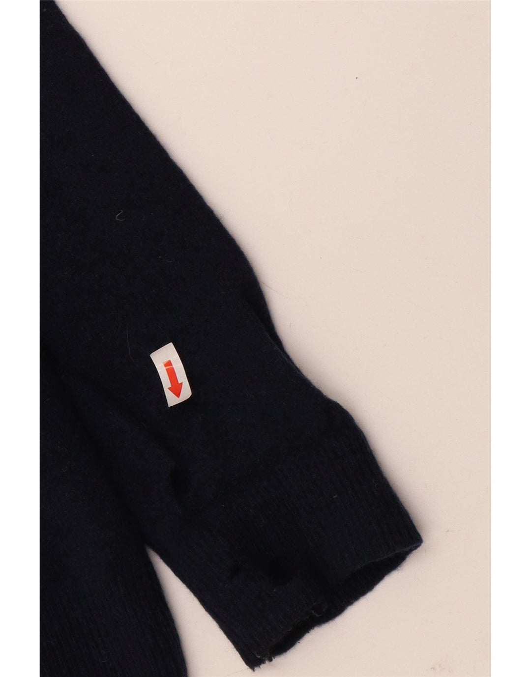 Regata masculina Marks & Spencer com colete médio azul marinho de lã de cordeiro