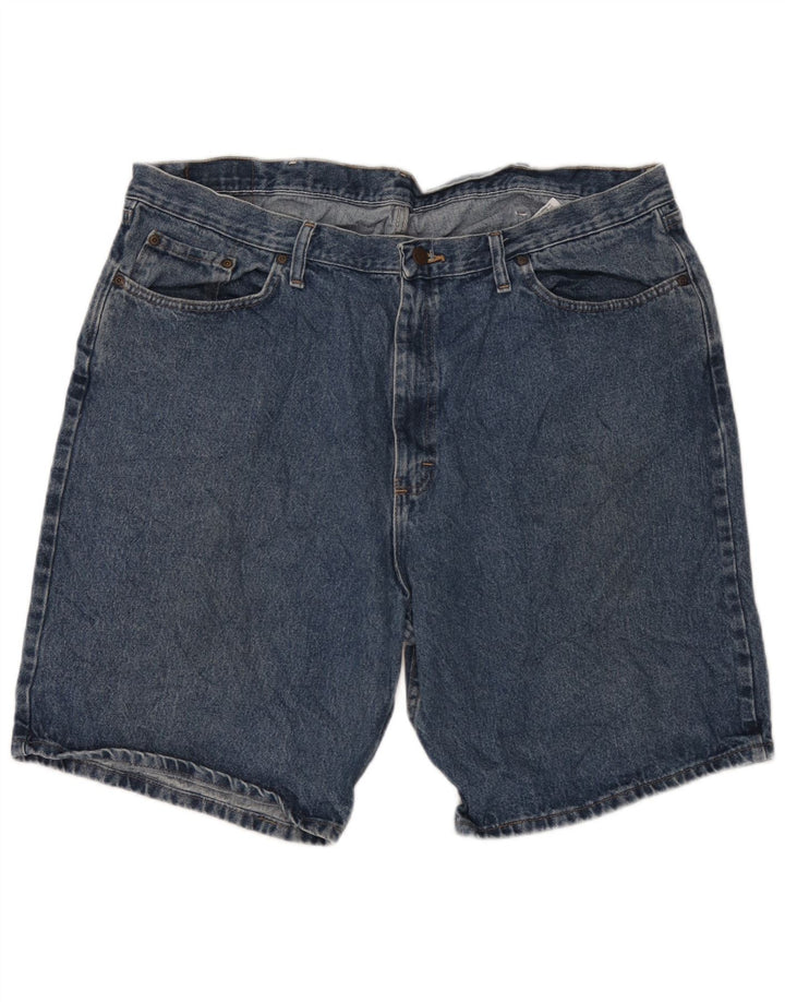 Shorts jeans masculino Wrangler W42 2XL algodão azul