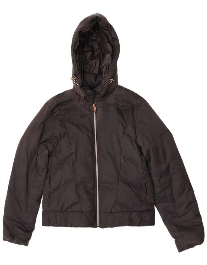 Jaqueta acolchoada com capuz feminina Ciesse Piumini IT 46 grande poliéster preto