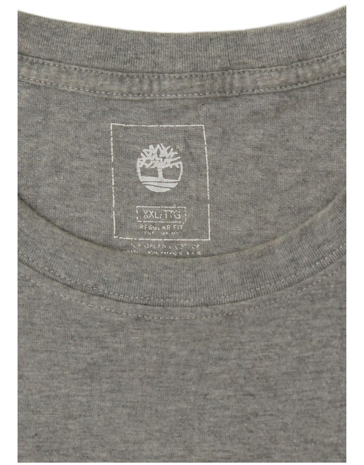Camiseta masculina TIMBERLAND Regular Fit Graphic 2XL cinza