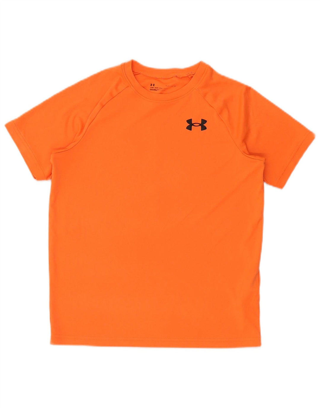 Camiseta UNDER ARMOUR Meninos 11-12 Anos Grande Poliéster Laranja