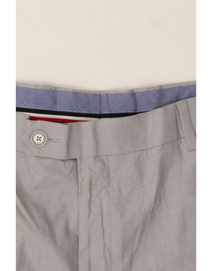 TOMMY HILFIGER Mens Straight Suit Trousers W42 L30 Grey Cotton Vintage Tommy Hilfiger and Second-Hand Tommy Hilfiger from Messina Hembry 