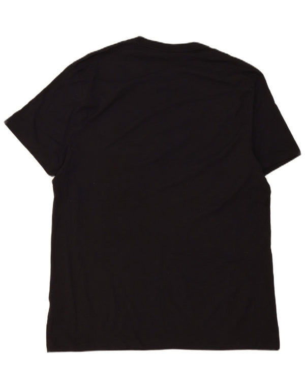 Camiseta gráfica masculina Dkny Top XL algodão preto