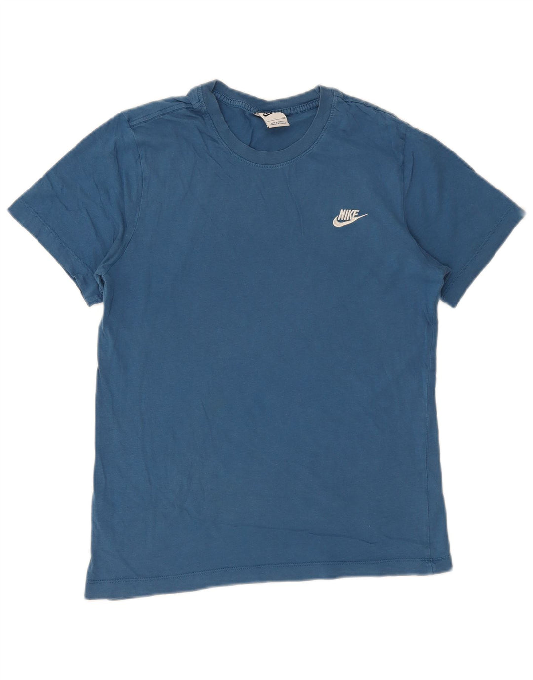 Camiseta masculina Nike Top pequeno algodão azul