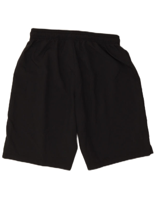 Shorts esportivos femininos NIKE Dri Fit UK 14 grande poliéster preto
