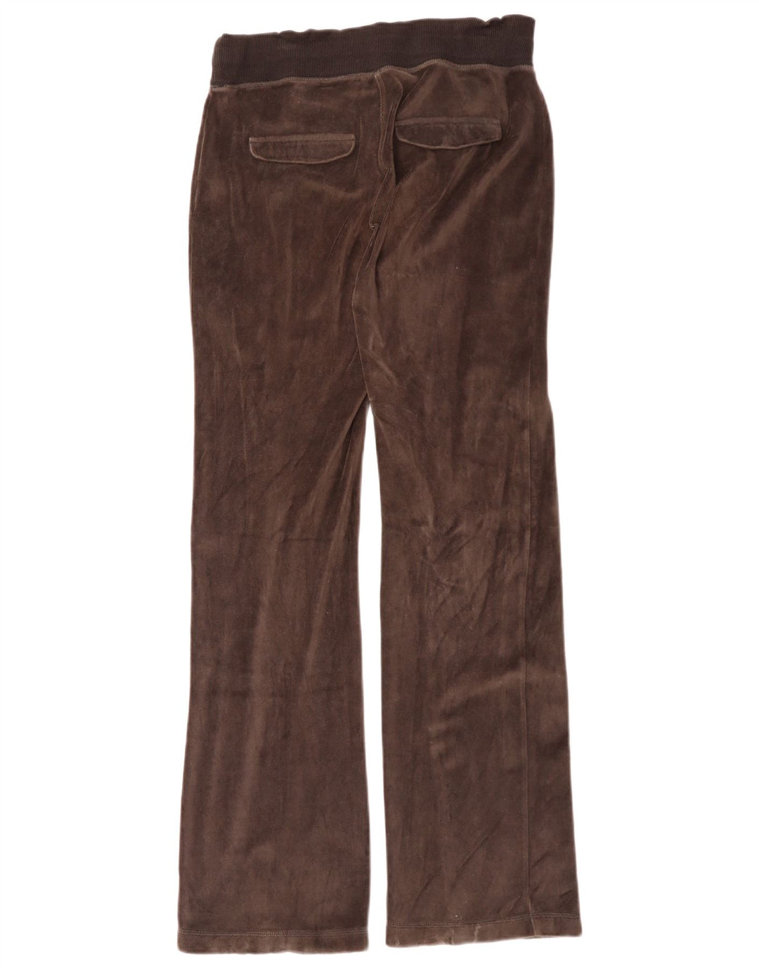 Calça de treino feminina de veludo ADIDAS EU 42 algodão marrom médio