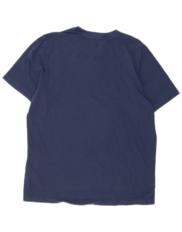 Camiseta masculina Nike grande algodão azul marinho
