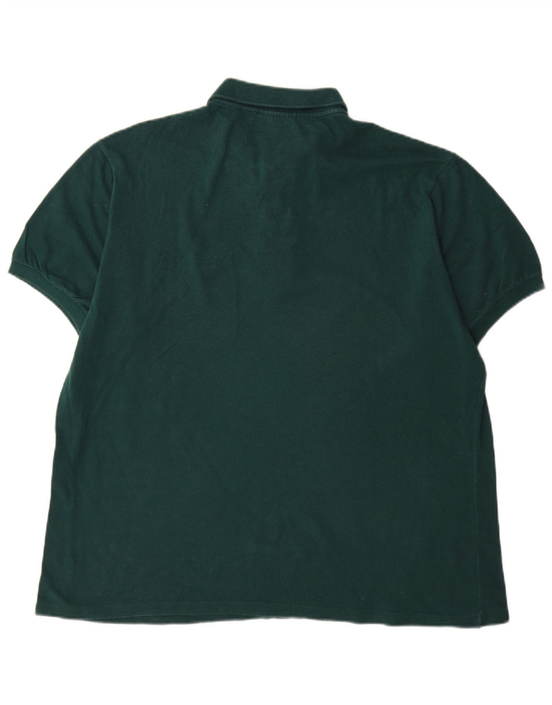 Camisa polo masculina Lacoste tamanho 7 2XL algodão verde