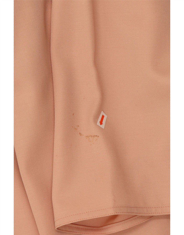 Jaqueta blazer aberta oversized feminina Fendi IT 44 lã rosa médio