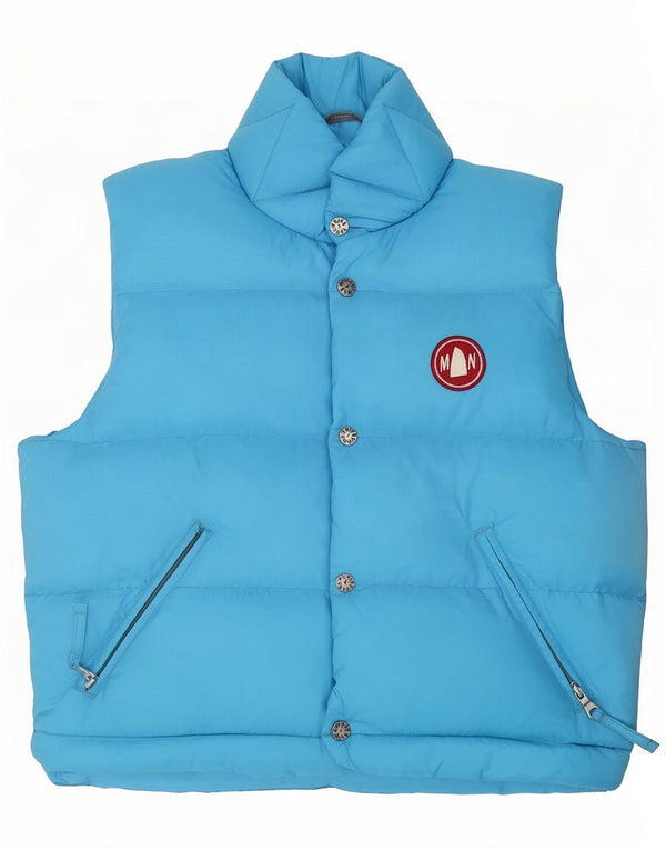 Murphy & Nye Mens Loose Fit Padded Gilet UK 36 Small Blue Polyamide