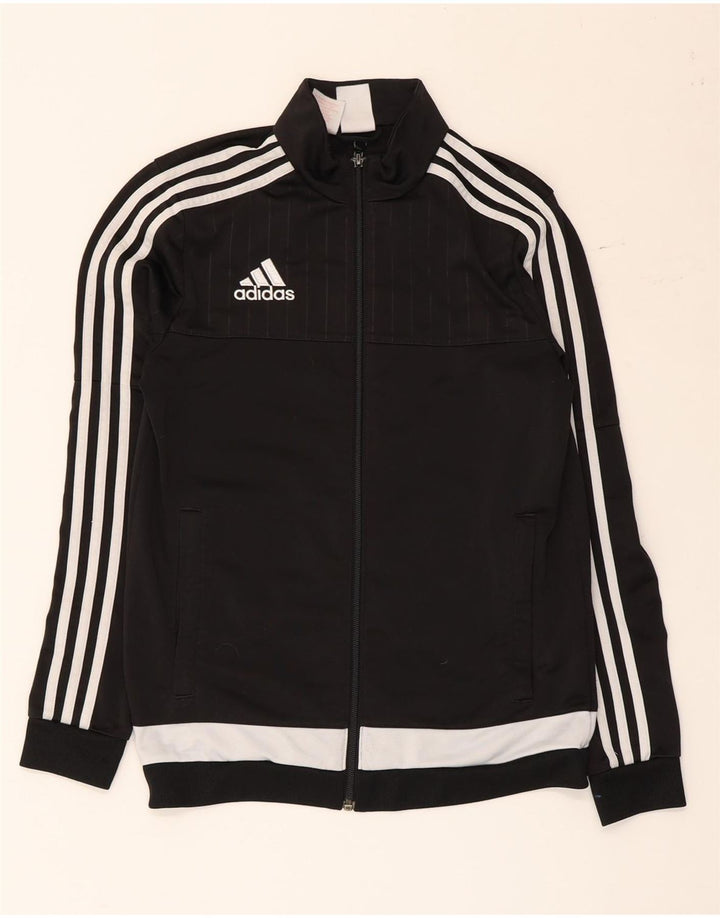 Jaqueta Adidas Meninos Treino Top 13-14 Anos Preto Colorblock Poliéster