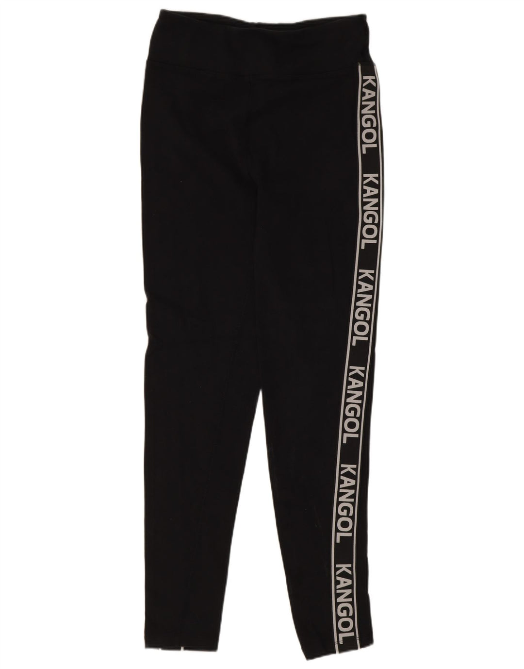 Leggings femininas Kangol gráficas UK 12 algodão preto médio