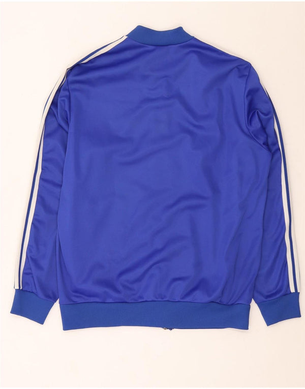 Adidas Mens Treino Top Jaqueta Grande Azul Poliéster
