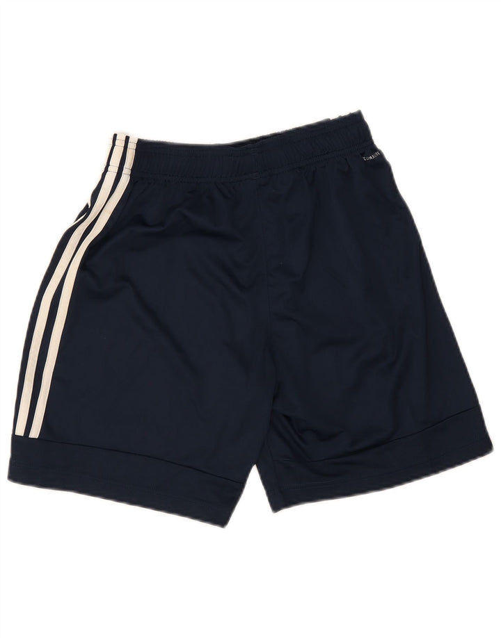 Calções desportivos Adidas Boys Climalite 13-14 anos azul marinho poliéster